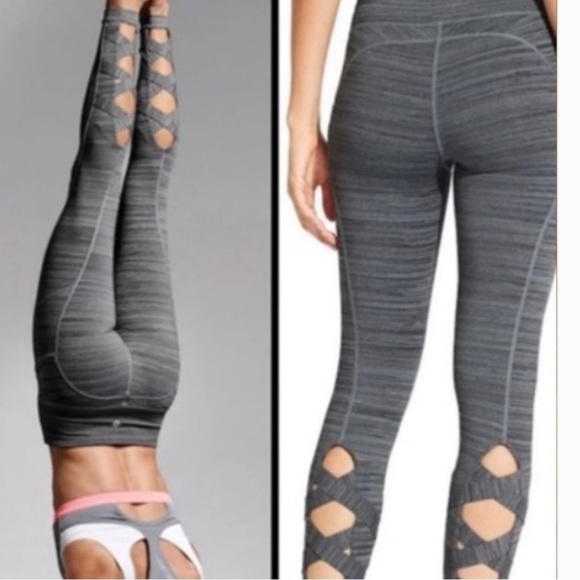 Athleta High Rise Spacedye Cut Out Chat Tight - Picture 1 of 10
